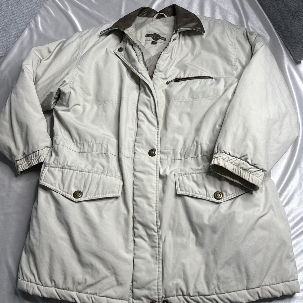 Vintage Outbrook Men's Size Medium Tan Winter Coat